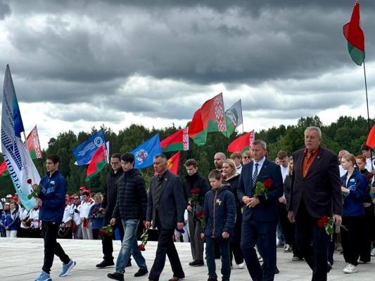 Финальный этап республиканского велосипедного пробега