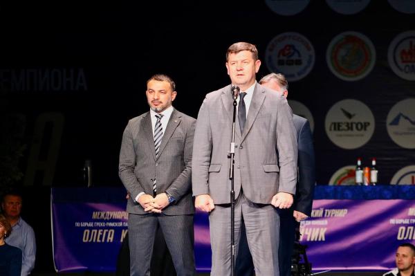 Церемония открытия традиционного международного турнира по греко-римской борьбе