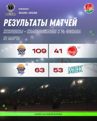 Завершились матчи квалификации к 1/2 финала женского BETERA-чемпионата