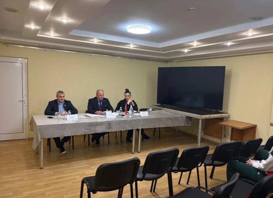 Встреча женской национальной команды по хоккею на траве с начальником отдела игровых видов спорта