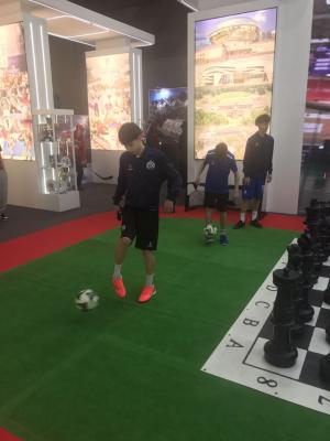 Cпортсмены СДЮШОР "Академии футбола " ФК "Динамо-Минск" опробовали интерактивные площадки